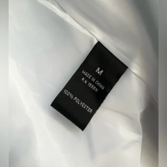 Aēropostale Men’s full zip hooded white/bluecrest windbreaker jacket - Picture 8 of 12